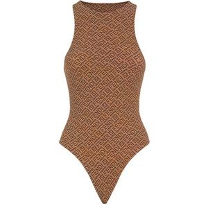 Fendi X Skims - New Tan California high neck bodysuit Large